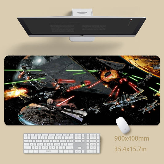 War 80x30cm XXL Lock Edge Mousepads Large Gaming Mousepad Keyboard Mat Mouse Mat Beast Desk Pad Mouse Pad For Gift