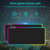 RGB mouse pad LED game Hu Tao Genshin impact light non-slip Rug mouse pad keyboard pad soft Pc accessories waterproof game pad