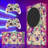 Skin Sticker Decal Cover For Xbox Series S Console And Controllers Game Accessories Slim Skin Sticker Geometry Design Films