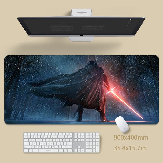 War 80x30cm XXL Lock Edge Mousepads Large Gaming Mousepad Keyboard Mat Mouse Mat Beast Desk Pad Mouse Pad For Gift