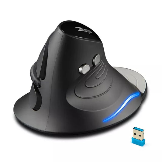 ZELOTES 2.4GHz Wireless Vertical Mouse 6 Keys with Adjustable DPI