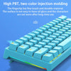 G101 61 Keys Mechanical Keyboard Usb2.0 Led Backlit Axis Keyboard Mechanical Gaming D6s8 Gaming Keyboard 60% Computer Keyboard