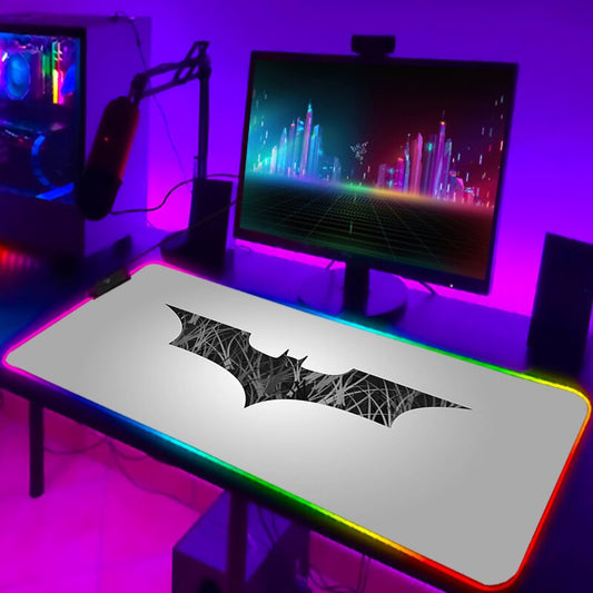 RGB Batman Collection XL Computer Keyboard and Mouse Pad 3mm