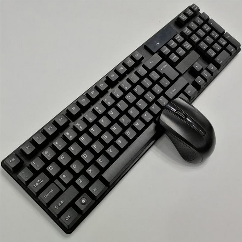 Computer Mouse Set Wireless Gaming Keyboard Computer Mouse Set 2.4GHz PC Keypads For Wind ...