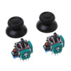 2Pcs 3D Analog Axis Joystick Sensor Module For Playstation 4 Pro PS4 Slim Controller Repair Part Thumb Sticks Replace Wholesale