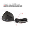 ZELOTES T20 Wired Vertical Optical Mouse 6 Buttons Gaming Mice for PC Computer