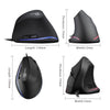 ZELOTES T20 Wired Vertical Optical Mouse 6 Buttons Gaming Mice for PC Computer