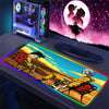 Mousepad Rgb Mouse Pad Kawaii Rick Computer Mat Desk Protector Deskpad Anime Accessories Pc Gamer Carpet Keyboard Mause Pad Xxl