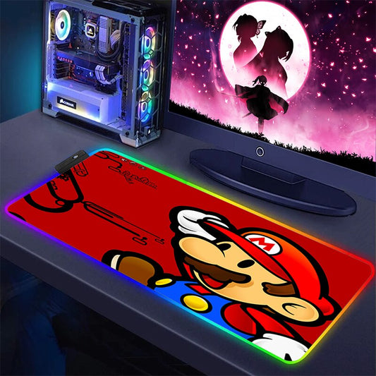 Mario Bros Collection RGB Large Keyboard Pad Collection 3mm