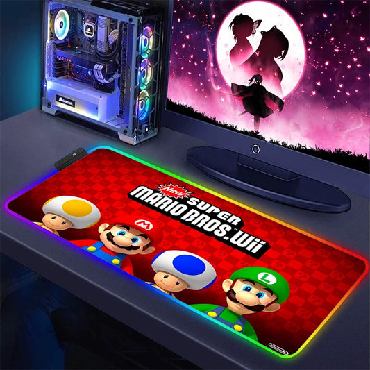 Mario Bros Collection RGB Large Keyboard Pad Collection 3mm