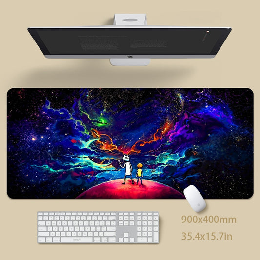 Large Gaming Mousepad Rick and Marty Collection 2-3-4mm