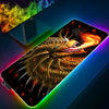 Space LED Light Gaming Mouse pad RGB Keyboard Cover Desk Mat Colorful Surface 3D Vortex MousePad Waterproof Computer Gamer pad