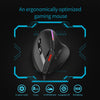 ZELOTES T-50 12800 DPI 9 Buttons Vertical Mouse Programmable RGB Optical Ergonomic Gaming Mouse USB Wired Mice for PC Computer