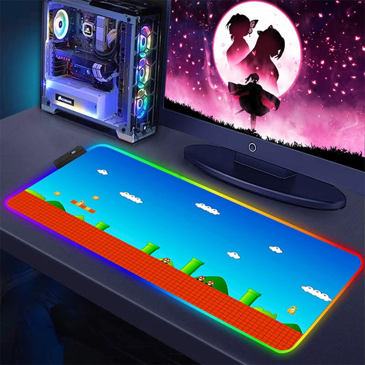 Mario Bros Collection RGB Large Keyboard Pad Collection 3mm