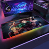 Large Anime Demon Slayer Collection Gaming RGB Pad 3-4mm