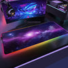 Space Large RGB Mouse Pad Gaming Mousepad LED Mouse Mat Gamer Mousemats Table Pads PC Desk Mat RGB Keyboard Mat XXL 90x40cm