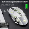 Silent PC Gaming Mouse Wireless RGB With Side Buttons