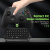 Game Mini Backlight Keyboard for Xbox One Series X/S Wireless Chatpad Message KeyPad with Headset Audio Jack 2.4G Receiver