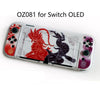 Nintendo Switch Scarlet and Violet Skin Shell Case Hard PC Console Protective Cover With 2 Caps For Nintendo Switch OLED