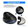 ZELOTES 2.4GHz Wireless Vertical Mouse 6 Keys with Adjustable DPI