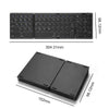 Wireless Folding Keyboard Bluetooth-Compatible Keyboard 81 Keys Touchpad Type-C Rechargeable