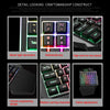 USB Keyboard One-handed Wired 35 Keys Luminous Gaming Keyboards For Tablet Colorful Ergonomics Gamer Keypad Hand Rest IN STOCK