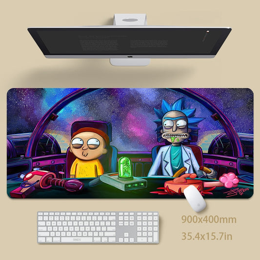 Large Gaming Mousepad Rick and Marty Collection 2-3-4mm