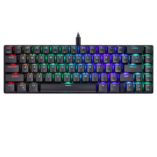 Motospeed CK67 Mechanical Gaming Keyboard 67 Keys RGB Backlit Wired Computer Office Red Blue Switch ABS Keycap For  Mac Windows