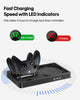 Xbox series x game console cooling base fan with magnetic suction dual charge controller 2 batteries Series x Accessories