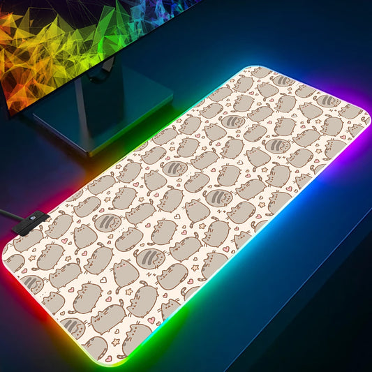 Pusheen Cat RGB Large Keyboard Pad Collection 3mm