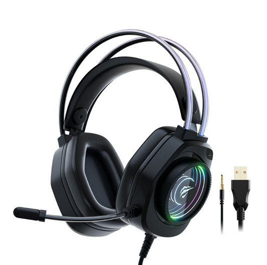 HAVIT H2016d RGB Gaming Surround Headphone with Mic 3.5mm