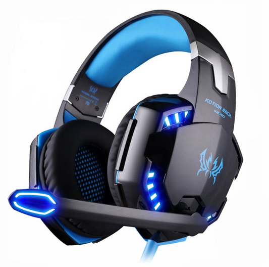 KOTION EACH Gaming Stereo Headset with Microphone LED Light
