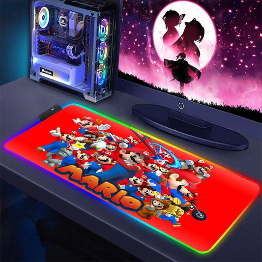 Mario Bros Collection RGB Large Keyboard Pad Collection 3mm