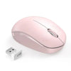 2.4G Wireless Silent Portable Pink Mouse1600 DPI for Laptop