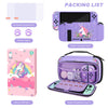 Portable Bag For Nintendo Switch Case Girls Unicorn Boys Travel Controller cover kit For Nintendo switch Lite Gaming Accessories