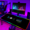 Rgb Mouse Pad Xxl Steelseries Laptop Mat Gaming Mousepad 900x400 Backlit Keyboard Gamer Girl Table Pads Deskpad Mausepad Cs Go