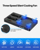 Xbox series x game console cooling base fan with magnetic suction dual charge controller 2 batteries Series x Accessories