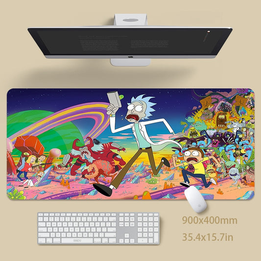 Large Gaming Mousepad Rick and Marty Collection 2-3-4mm