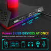 RGB Gaming Headset Stand with USB Ports