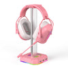 RGB Headset Stand with 3 USB 2.0 Ports Headphone Holder Over-ear