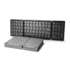 Wireless Folding Keyboard Bluetooth-Compatible Keyboard 81 Keys Touchpad Type-C Rechargeable