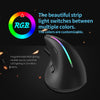 ZELOTES T-50 12800 DPI 9 Buttons Vertical Mouse Programmable RGB Optical Ergonomic Gaming Mouse USB Wired Mice for PC Computer