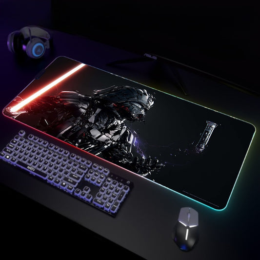 War RGB Mousepad Large Gaming Mousepads Luminous Mouse Pad Big LED Mouse Mat Gamer Mausepads Desk Pad Backlit Keyboard Mat